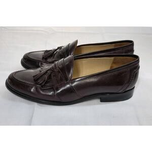 Johnston & Murphy Men's Loafers Size 10 M 15-1977 Slip-On Tassel Color Brown